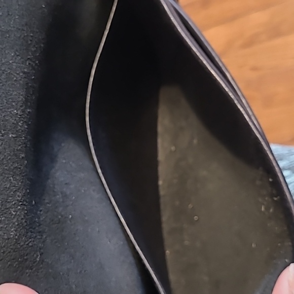 Vintage Coach Penny Pocket Bag Purse #9755 Black Leather Brass Hardware Y2K - Picture 11 of 16